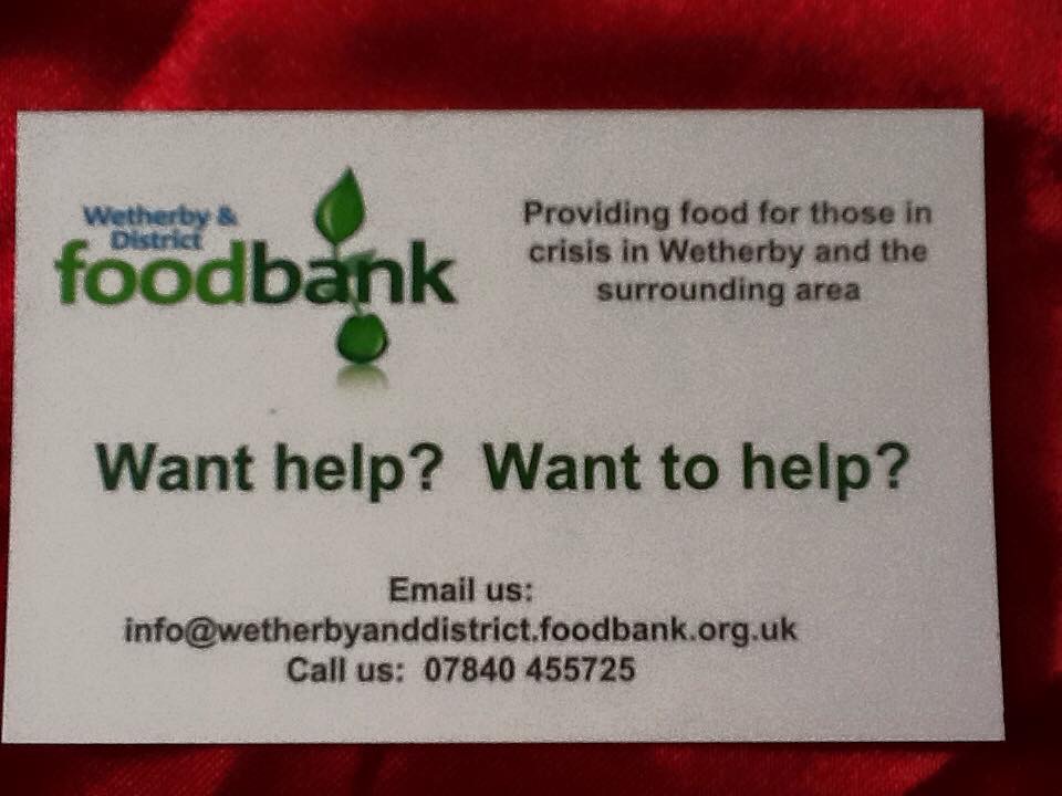 How to get help Wetherby & District Foodbank