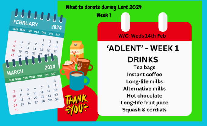 What to donate during AdLent 2024 Week 1