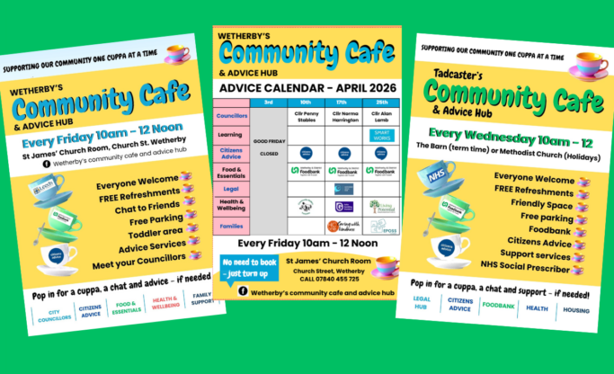 Tadcaster and Wetherby Community Cafe and Advice Hubs