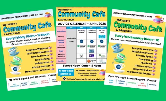 Community cafe and advice hubs