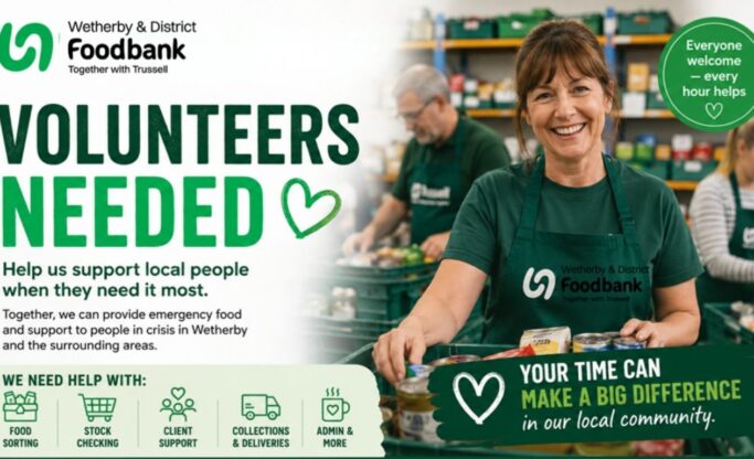 Volunteers needed at Wetherby and District Foodbank